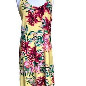 Nine West Floral Yellow Dress